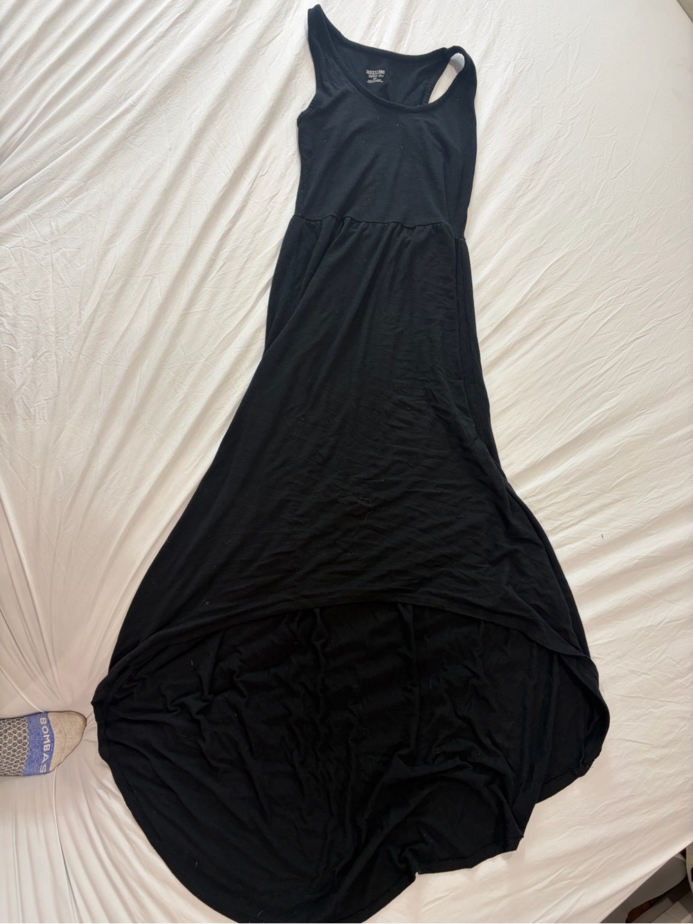 Mossimo Supply Co. Black High-Low Maxi Dress